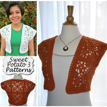 Cropped Motif Cardigan