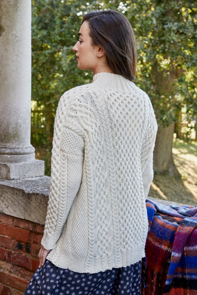 Bridget - Jumper Knitting Pattern For Women in Debbie Bliss Rialto Aran by Debbie Bliss