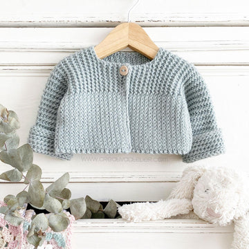 Size 6 months - ITSY-BITSY Crochet Cardigan