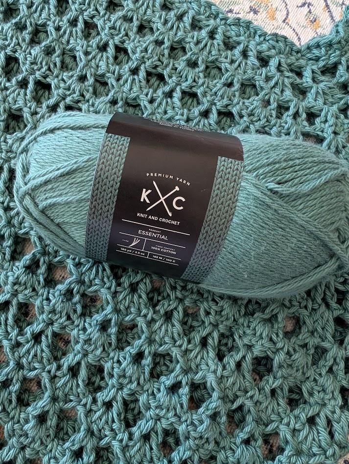 Sea Glass Raglan Crochet Top