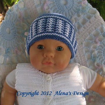 Red & White Hat and Blue & White Hat