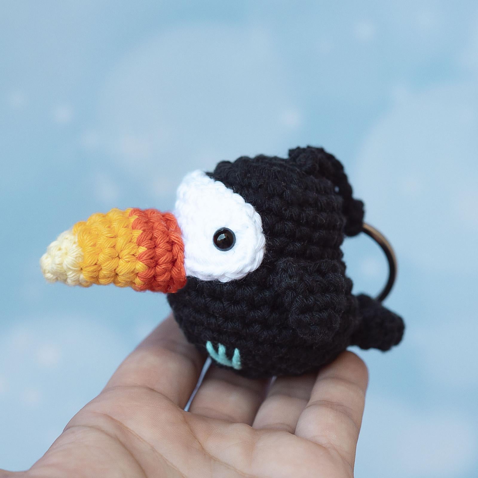 Exotic birds keychain