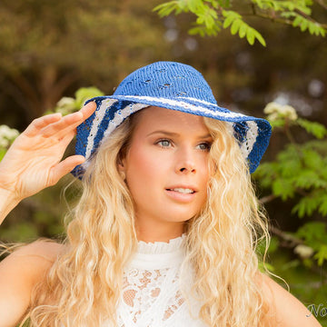 Knitted cotton Summer hat "Elli"
