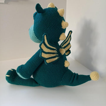 Crochet Amigurumi Snuff the Baby Dragon