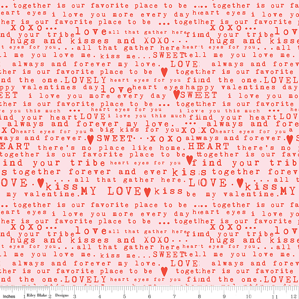 Riley Blake Sending Love - Pink - RBC10081BALLERINA
