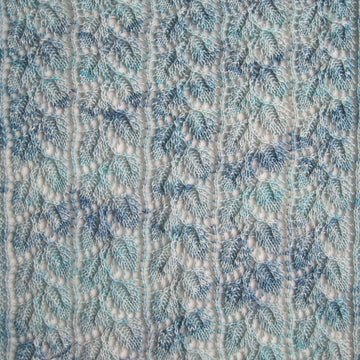 Red Bud Leaf Lace Shawl