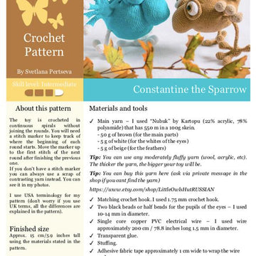 211 Constantine the Sparrow Bird