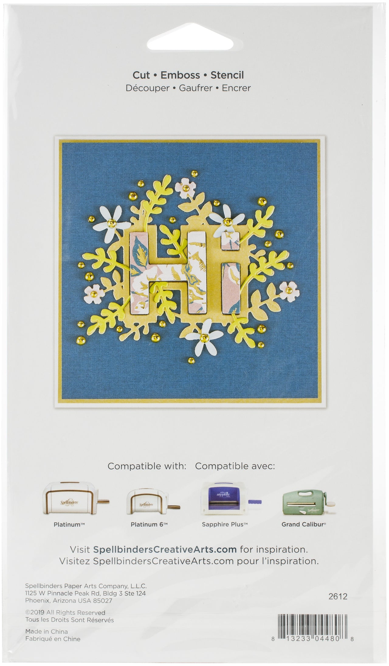 Spellbinders Shapeabilities Die D-Lites - Floral Hi