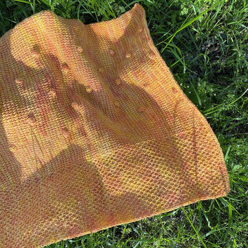 Honeybee Shawl Tunisian