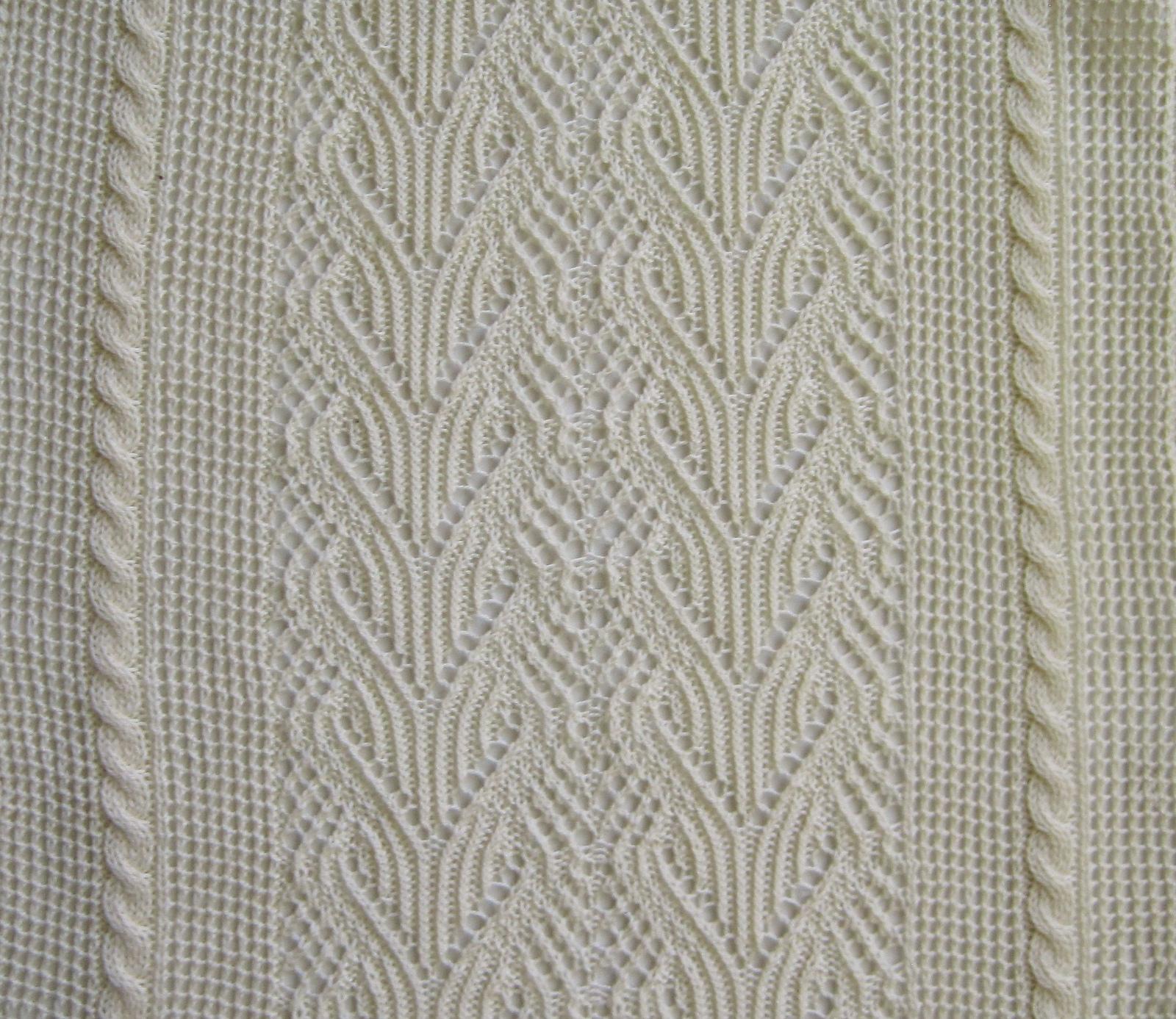 Glencoe Cable Lace Shawl
