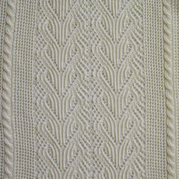 Glencoe Cable Lace Shawl