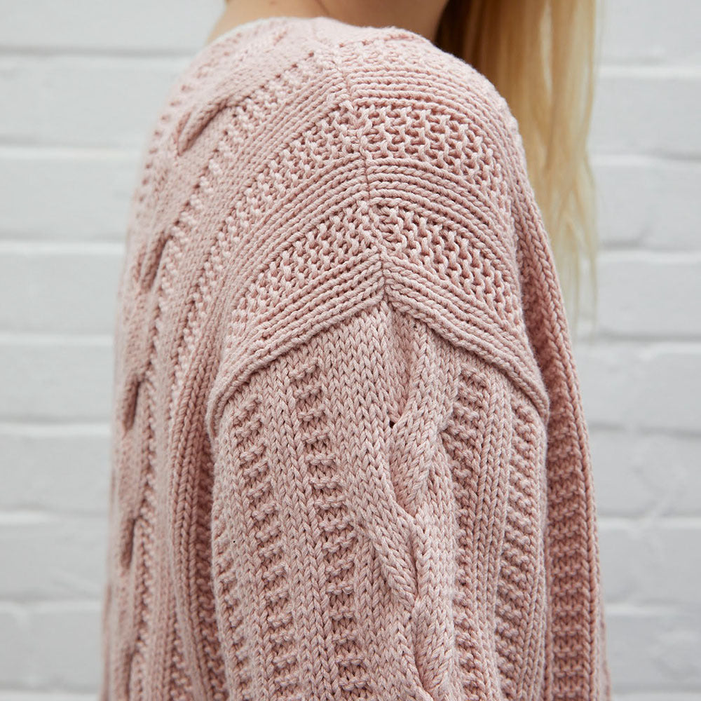 Harper - Cardigan Knitting Pattern For Women in Debbie Bliss Piper