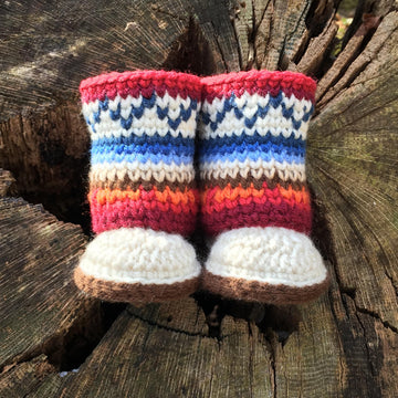 Mukluk Baby Booties Crochet Pattern