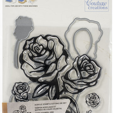 Artdeco Creations Couture Creations My Secret Love Stamp & Die Set - 4.25"X5.5"