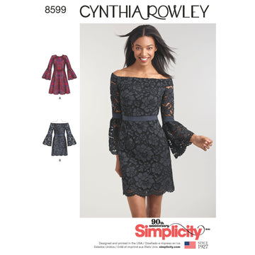 Simplicity 8599 Women's / Petite Women's Cynthia Rowley Dresses - Sewing Pattern