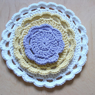 Flower Coasters