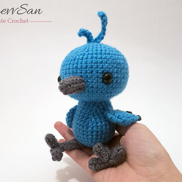 Amigurumi Woodland Critter Bluebird