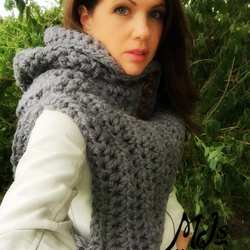 Bulky Hooded Katniss Cowl