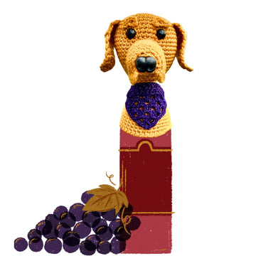 Golden Retriever Bottle Topper Pattern