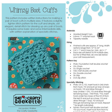 Whimsy Boot Cuffs