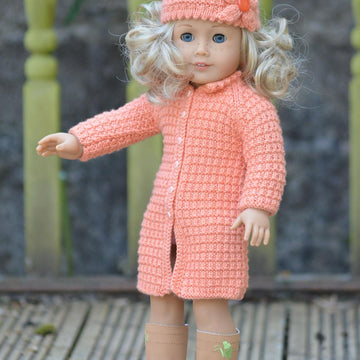 Peach Flower Doll Set