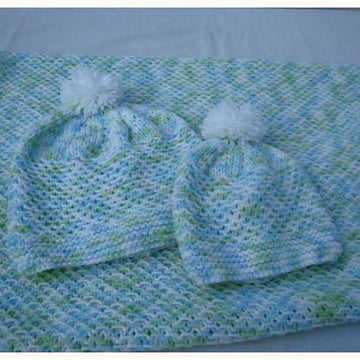Funny Print Baby Hat Blanket.
