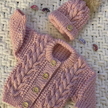 "IRENE" Aran Knitting Pattern