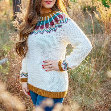Traveler Fair Isle Crochet Sweater