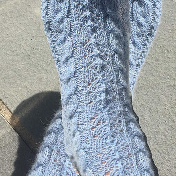 Cables & Lace Socks