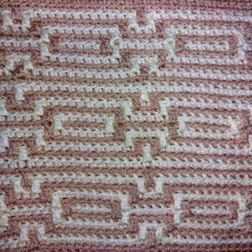 Chain Design Mosaic Scarf