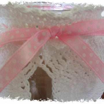 Pink bow pot collar