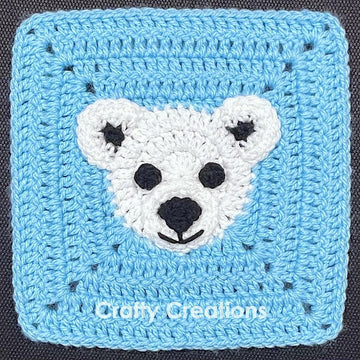 Polar Bear Granny Square