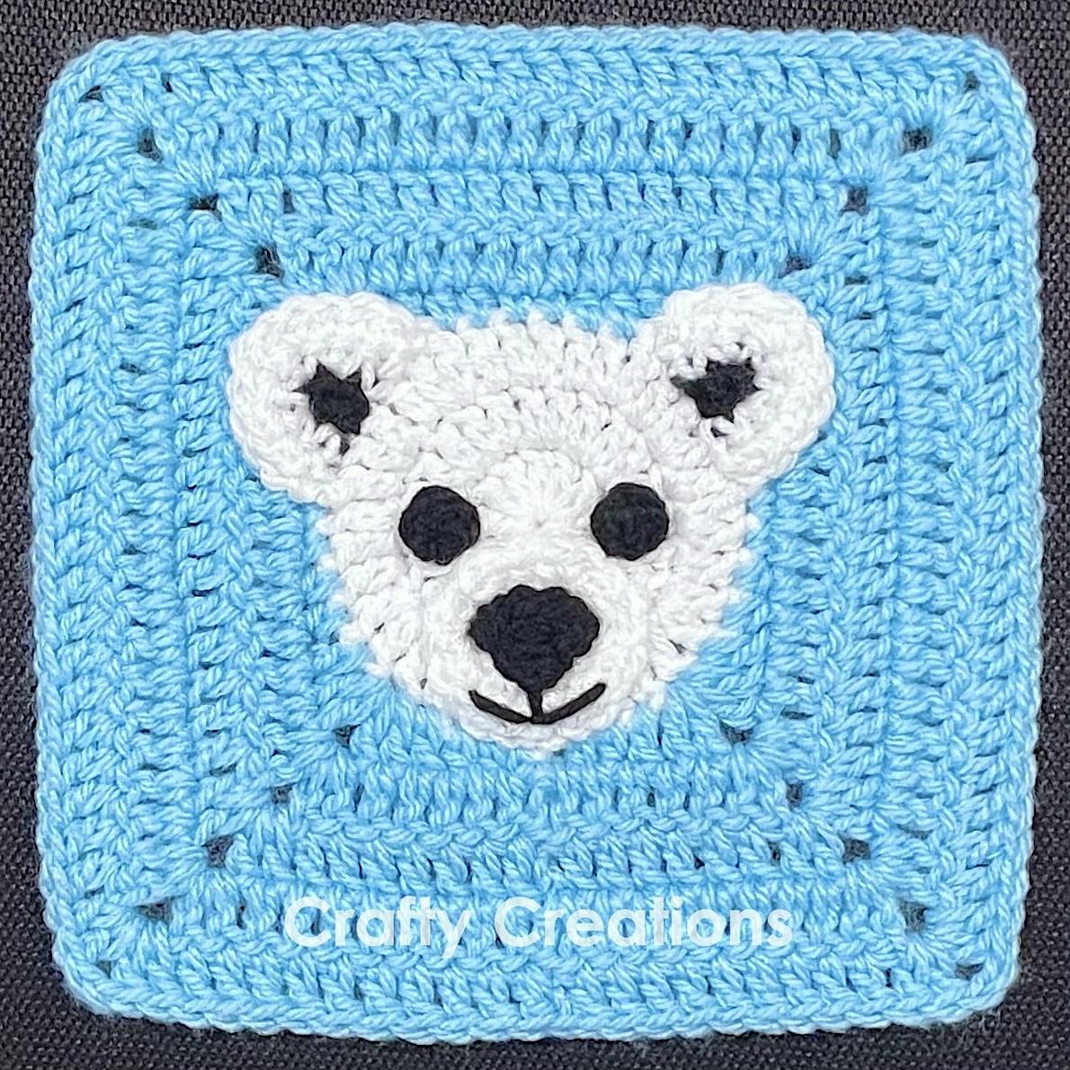 Polar Bear Granny Square