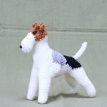Wire fox terrier amigurumi / ワイヤーフォックステリア あみぐるみ