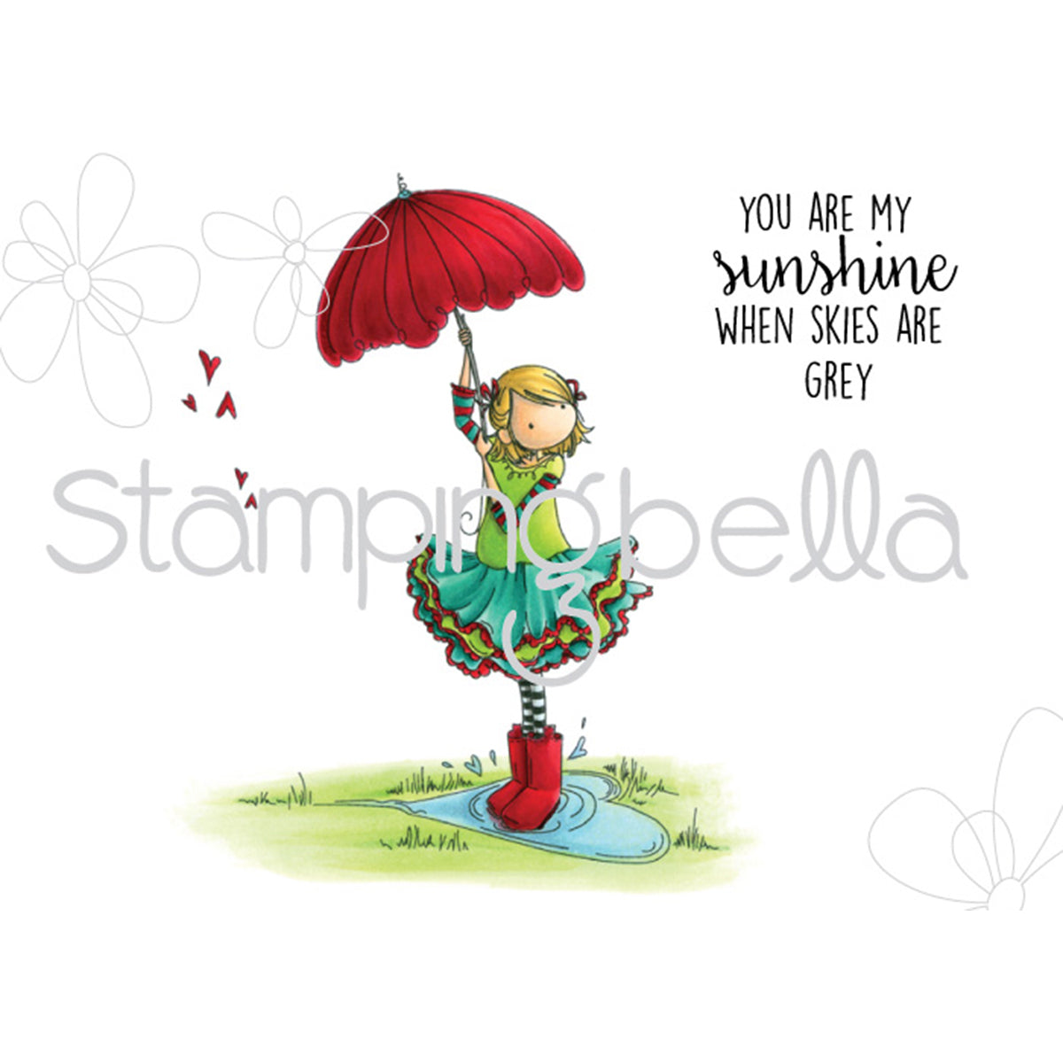 Stamping Bella Cling Stamps - Rachel Loves The Rain