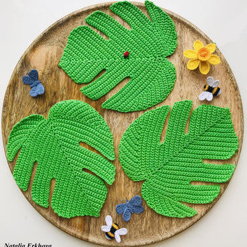 Monstera Leaf Coaster