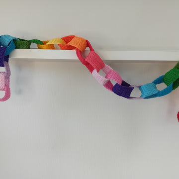 Crochet Paper Chain