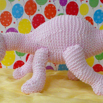 NURSERY BABY DINOSAUR TOY KNITTING PATTERN - MADMONKEYKNITS.COM