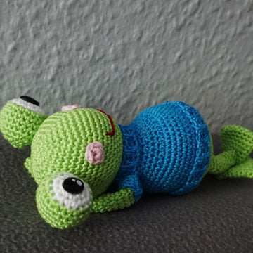 Häkelanleitung Frosch Toni der Zweite!