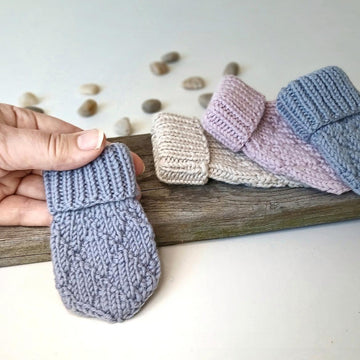 Harlequin Baby Mittens