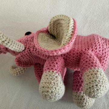 Elephant Crochet Hand Puppet