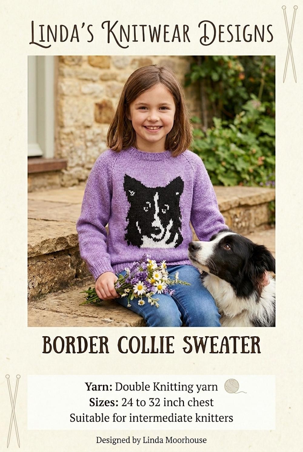 Border Collie dog sweater