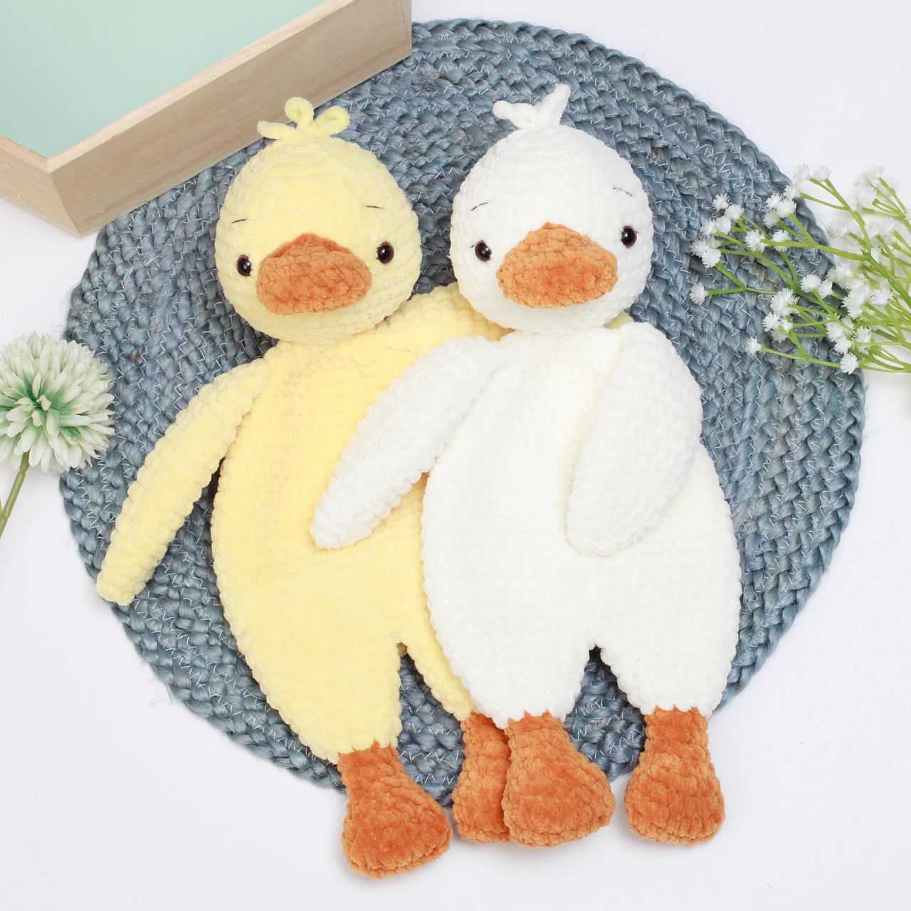 Duck snuggler crochet pattern