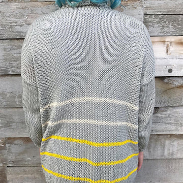 Striped Down Cardi