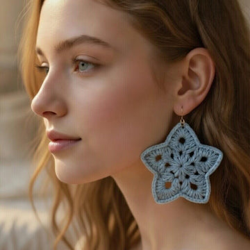 Crochet star earringsCrochet Mini Heart Pattern – PDF + Video Tutorial
