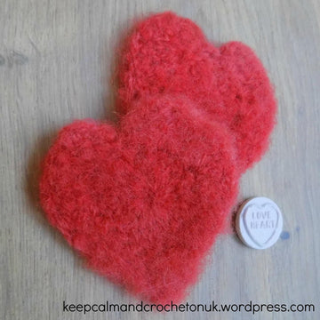Little Felted Hearts