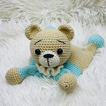 Lovey Blanket Bear Security Blanket Teddy
