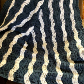 Gentle River Ripple Blanket