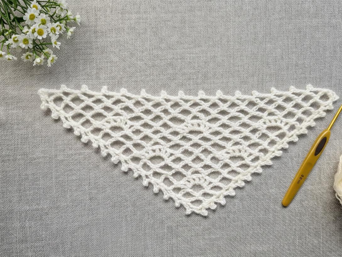 Crochet Bandana/Shawl Pattern/Chart #37