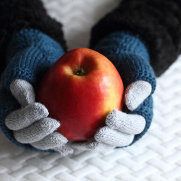 Leaf Lace Fingerless Mitts